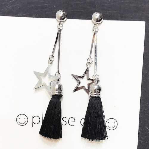 Sweet Stars Ear Drop Tassel Earrings Gift For Women